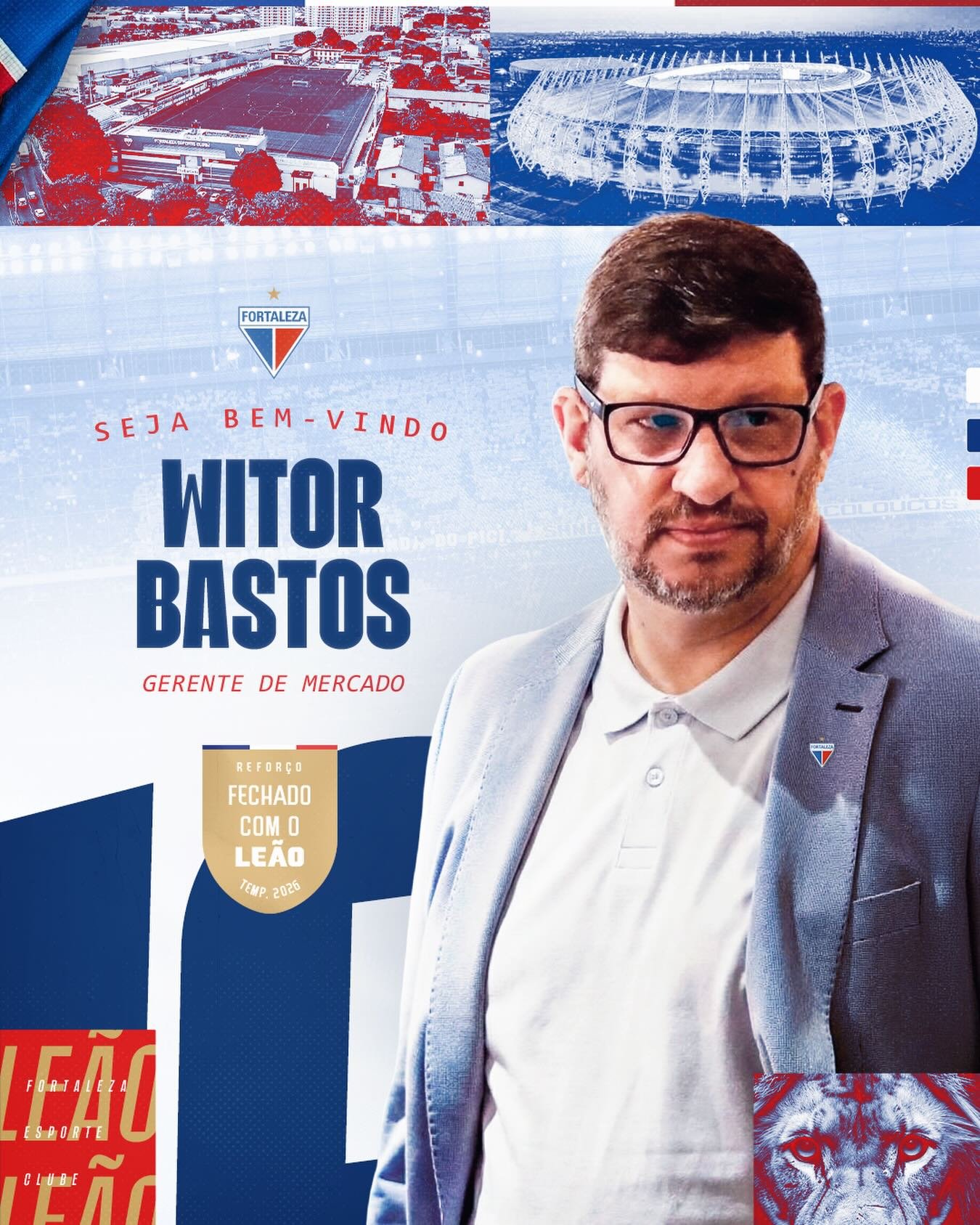 Fortaleza anuncia Witor Bastos como novo Gerente de Mercado do Departamento de Futebol